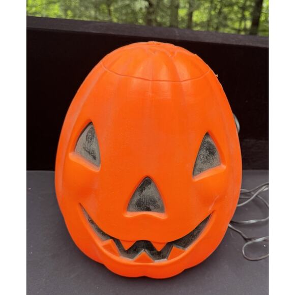Vintage 1960’s Happy Hanging Pumpkin 13” Empire Halloween Blow Mold
